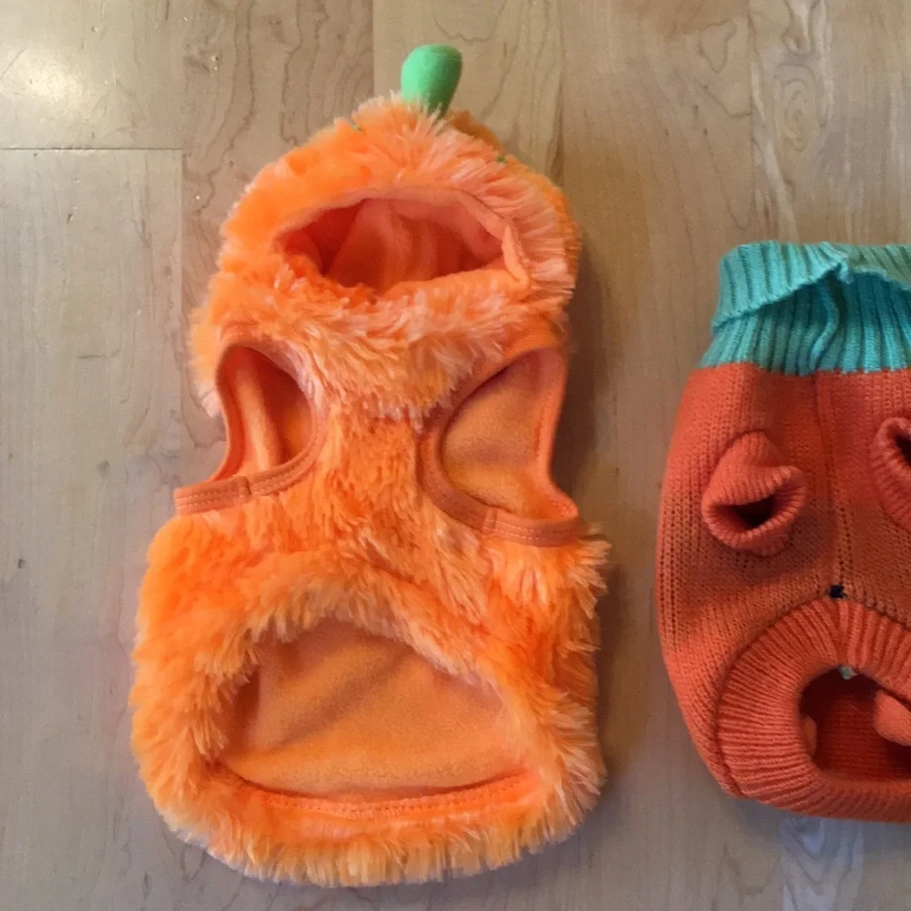 Halloween 🎃 Pumpkin Dog Sweaters XS
